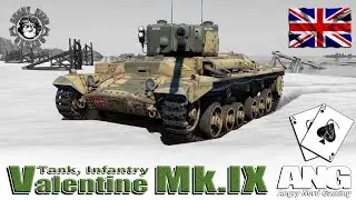 War Thunder: Valentine Mk.IX,  British, Tier-2, Medium Tank