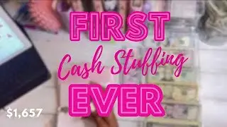 $1,657 | FIRST CASH STUFFING EVER | BREAKING DOWN MY BUDGET BINDERS AND SAVINGS CHALLENGES |