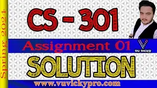 CS301 Assignment 1 Solution Spring 2024 | VU Vicky
