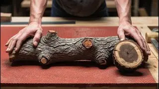 Use Oddly Curved Tree Branches To Create A Highlight For The Table // Young Carpenter's Masterpiece!