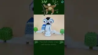 🌳🐾 Introducing the innovative sloth robot dedicated to protecting endangered animals!