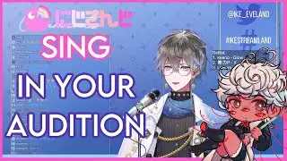 Sing in your Vtuber audition video!!