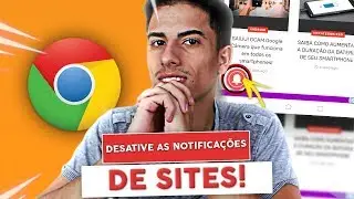 Como desativar as notificações de sites no Chrome (CELULAR E PC)
