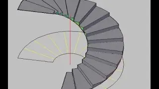 Autocad | How to create circular stair in autocad - Qasim Danish