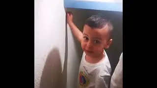 fermeture d'une cage d'escalier, réalisé par mes enfants
