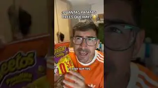 Contando PATATAS ¿Cuantas HAY en una bolsa de Fantasmitos? 😳 #contandopatatas