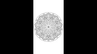 Handrawn Mandala Art | Quick mandala drawing 