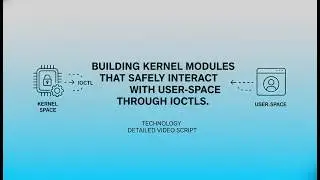IOCTL in Linux Device Drivers Explained | Safe Kernel-User Space Communication Tutorial