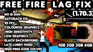 free fire lag fix full vbot vesion 1.70.4 with gameplay in 1gb ram||NO HAIR||NOSHOES CONFIG