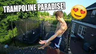I GOT A CRAZY NEW TRAMPOLINE! *BOUNCIEST EVER?*
