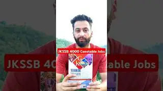 JKSSB Constable 4000+ Jobs 2024 | JK Police Constable Best Book | JKP Best Book 2024 #jkssb #jkpjobs