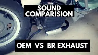 OEM Exhaust vs BR Exhaust Sound Compare I Honda Ruckus