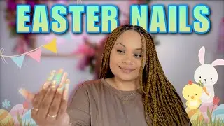 XL COFFIN EASTER NAIL DESIGN | Hard Builder Gel Nails Tutorial - LGNPro