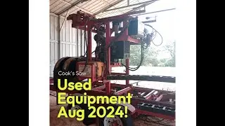Used Cooks AC3651 Sawmill and Tigercat 1055B Forwarder for Sale