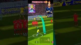 💥Freekick from hard angle🤩🔥 #pes2021 #pes2023 #pesmobile #shorts