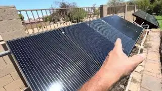 New & (Used mono solar panels $18-$30 each). How well they perform. EG4 ground mount with 6-8 panels