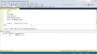 Understanding about Tabular valued and scalar valued function in SQL
