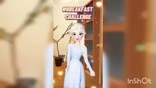 Elsa tries Tiktok Breakfast challenge