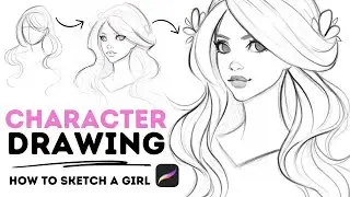 How to DRAW Characters in PROCREATE ✍️