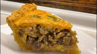 ПИРОГ С КУРИЦЕЙ И ГРИБАМИ