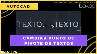 Centrar textos en Autocad 2d - Modificar punto de pivote