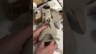 Выкройка игрушки зайчика 🐰 с мешочком для сухих трав. Уже на сайте 