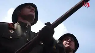 Во Владикавказе прошел праздничный Парад к 77-летию Победы.