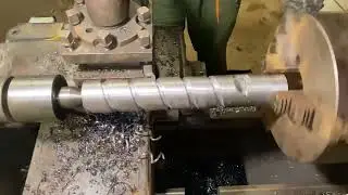 Как изготавливался шнек на масло пресс.