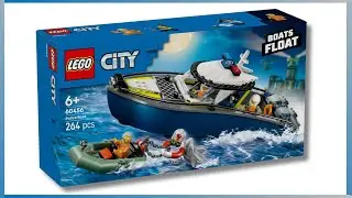 LEGO  – Police Boat Chase 2025 - 60456 Speed Build