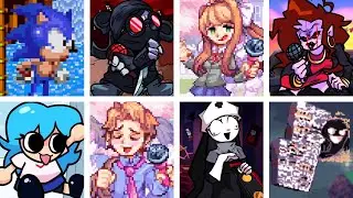 For Hire But Each Turn Other Character Sings It (FNF For Hire BETOCSI)