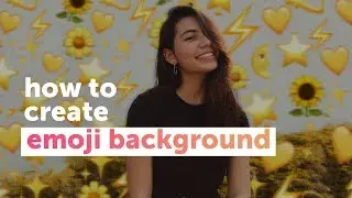How to create an emoji background edit | PicsArt Tutorial