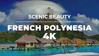 Scenic Beauty of French Polynesia in 4K | Relaxing Music