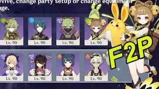 [F2P Guide] 4 Star characters and weapons spiral abyss 3.6 floor 12 Full Starsa 9 Genshin Impact