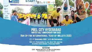 Millet Marathon organized by Nutrihub IIMR-ICAR  & Hyderabad Runners