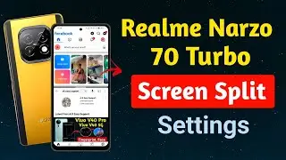 realme narzo 70 turbo screen split settings !! how to turn on screen split in realme narzo 70 turbo