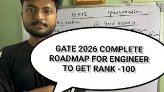 GATE 2026 COMPLETE ROADMAP FOR ENGINEERS 😇