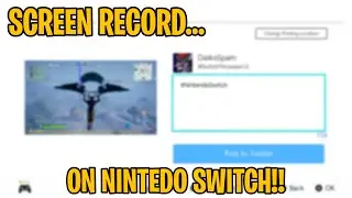 How to Screen Record Fortnite Nintendo Switch No Computer Working 2022