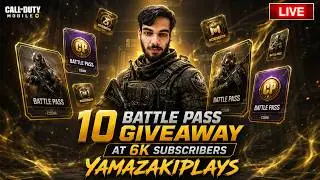 🔴5xBP GIVEAWAY AT 6K SUBS & 1V1 WITH SUBS |CODM LIVE|VERTICAL STREAM 
