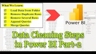 How to Quickly Clean, Append and Merge Queries in POWER BI Part 2