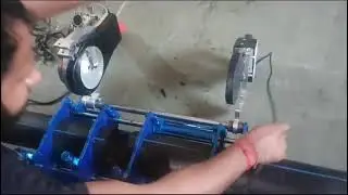 Hdpe pipe jointing machine @HdpejointingManish  Hydraulic pipe joint