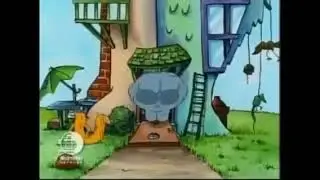 Catdog - Elephant's Butt gets stuck between the door