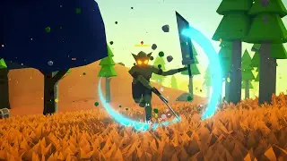 Defeating the blue guardian and mini boss .(muck)