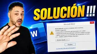 🔵 WORD detected an error when trying to OPEN the file... SOLUTION !!!