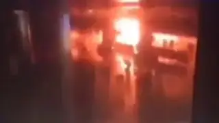 Exact Moment Of The Explosion Inside Istanbul Airport