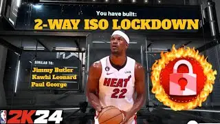*NEW* 2-WAY ISO LOCKDOWN BUILD IS BREAKING NBA 2K24! MOST OVERPOWERED DEMIGOD BUILD IN NBA 2K24!