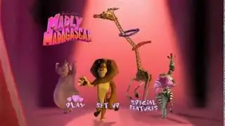Madly Madagascar - DVD Menu Walkthrough