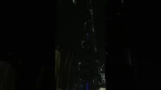Бурж Халиф вечером 2018 г