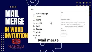 mail merge in word invitation step by step, (@NangluPK1459)