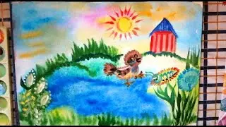 Как нарисовать воробьишку