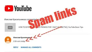 HOW TO BLOCK LINKS ON YOUTUBE COMMENTS? | YouTube Basic Tips
